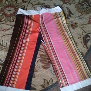 Trina turk retro ankle pants size 10 nwt